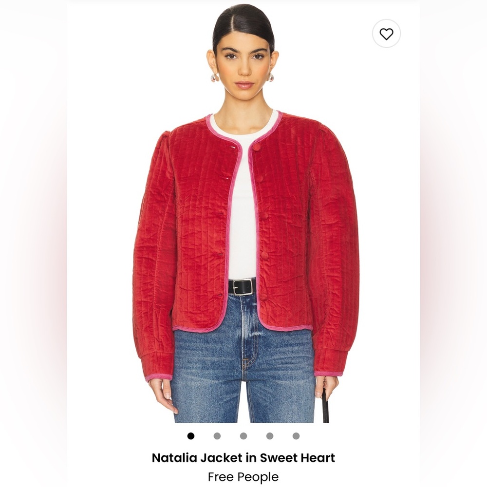 Free People Natalia Jacket in Sweetheart XS - New with Tags